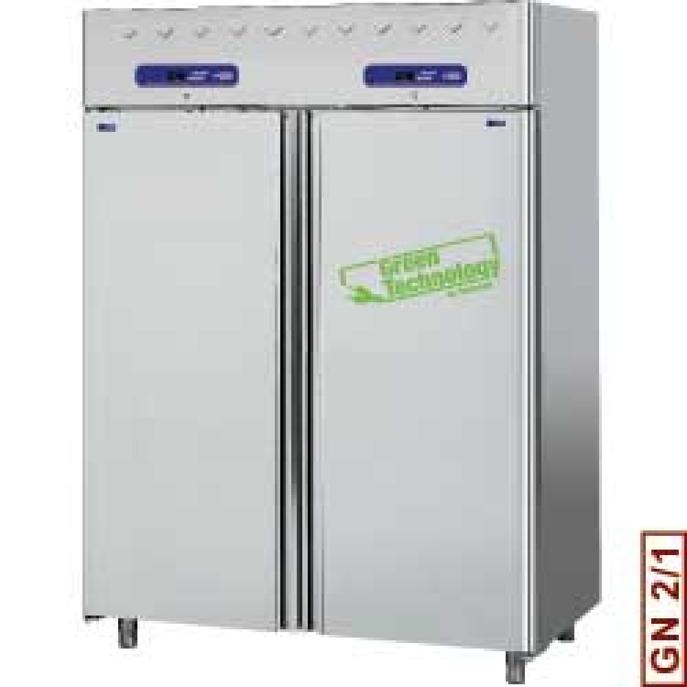 Armoire frigorifique et de congélation 2x 700 litres, 2 portes, GN 2/1