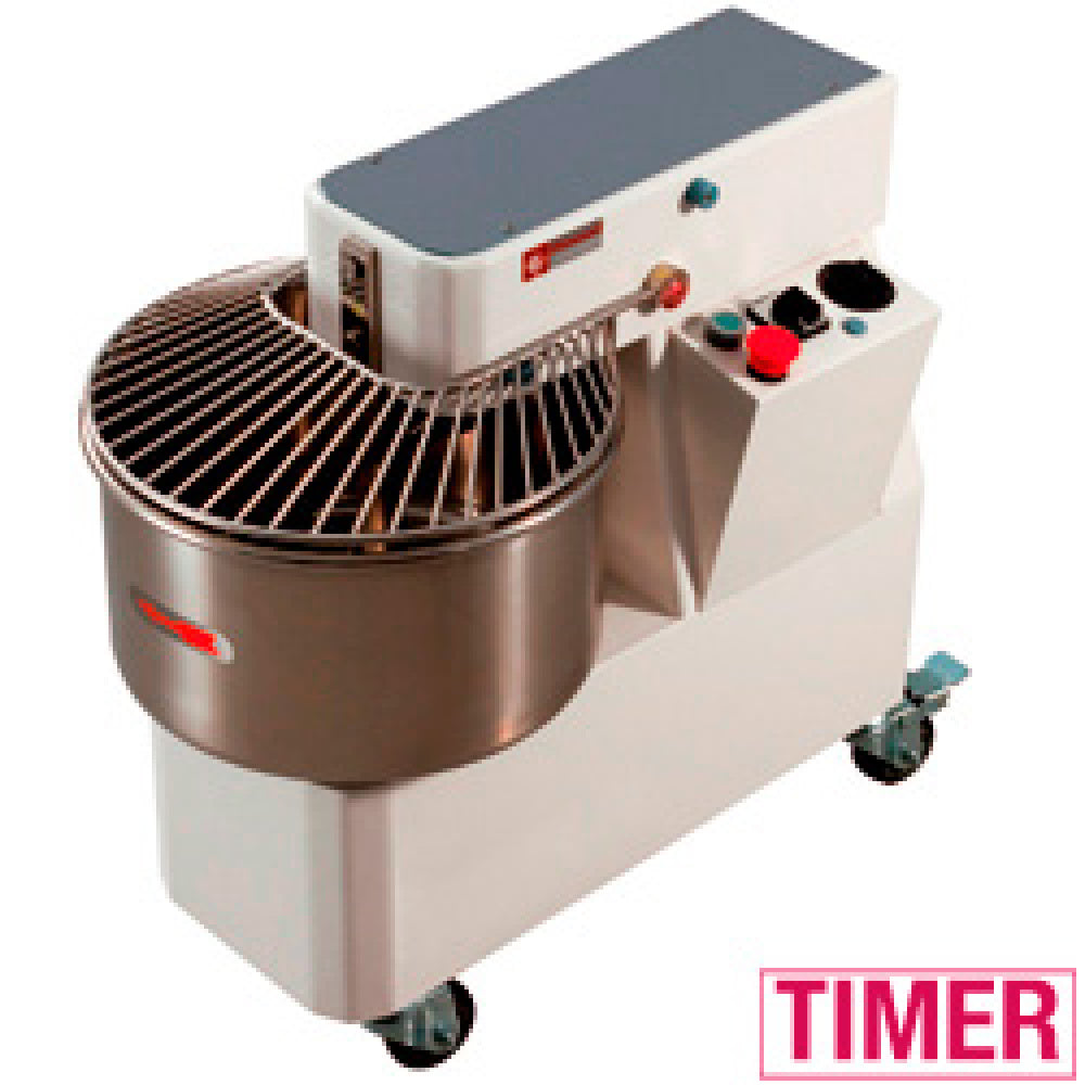 Pétrin à pâte 22 litres, version spiralée