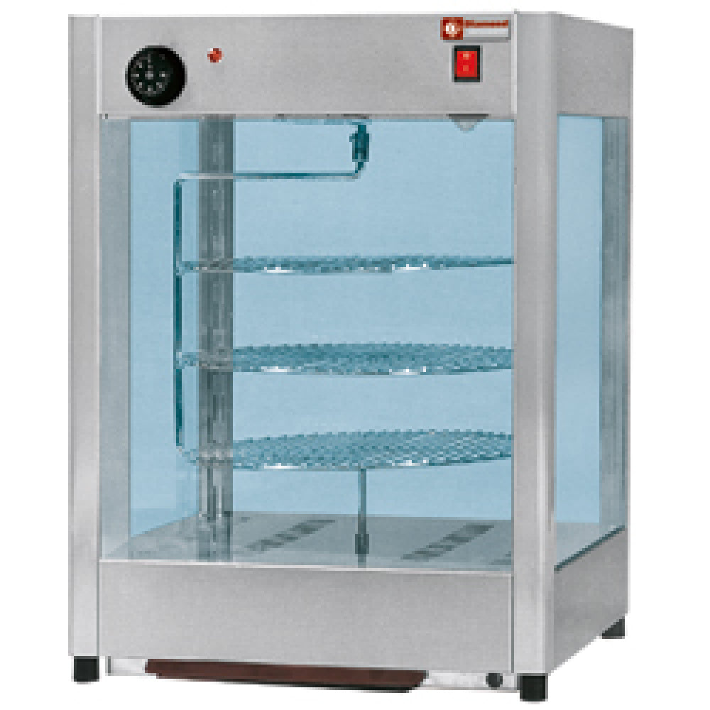 Vitrine chauffante d'exposition